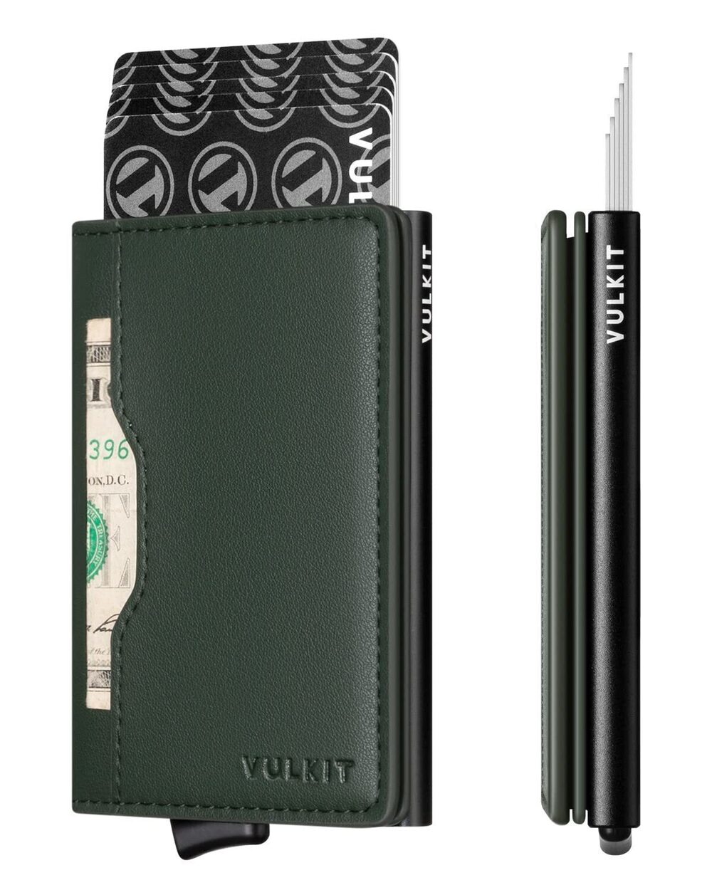 4207 Slim Pop up Wallet Minimalist Credit Card Holder with Leather Slots 's